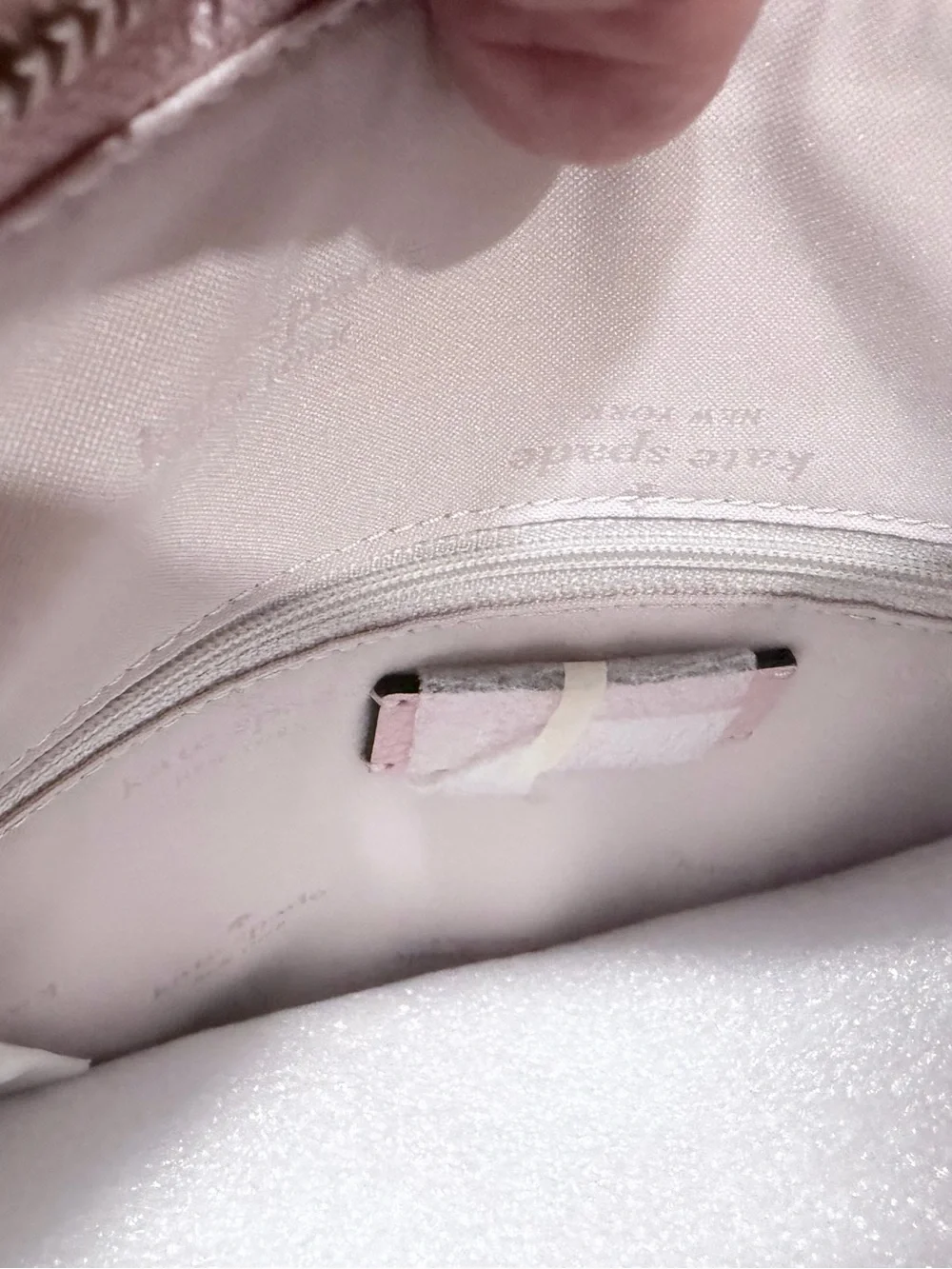 Kate Spade Pale Pink Tutu Leather Crossbody Bag NWT